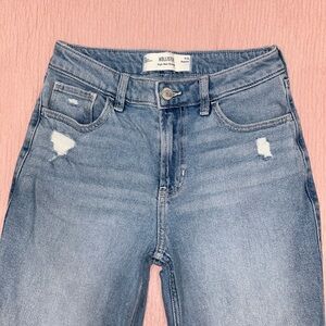 Hollister Women's High Rise Straight Light Blue Jeans Size 26